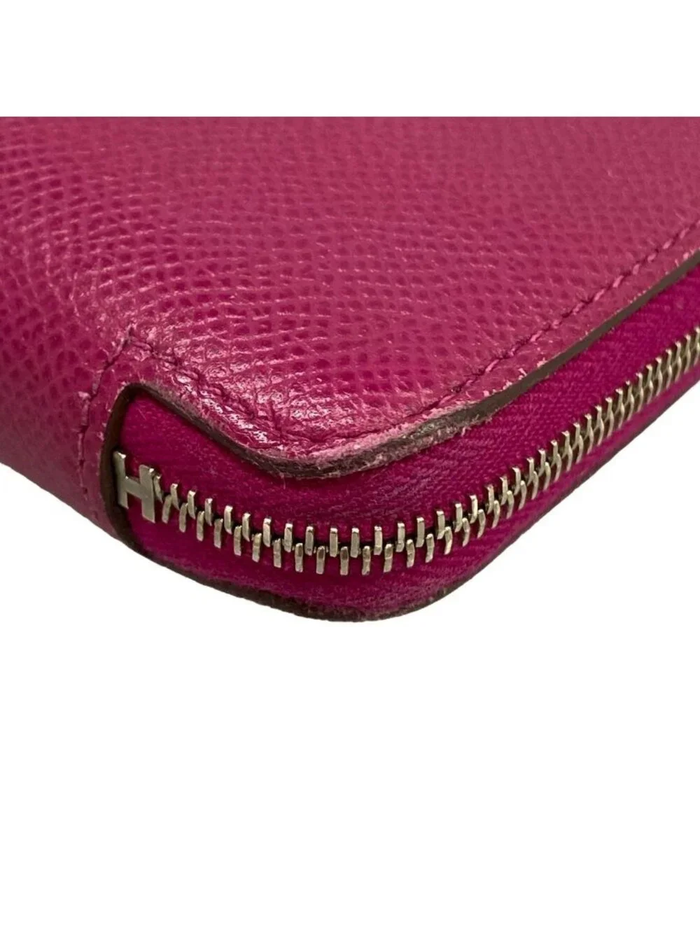 Hermes Wallet Azap Long Silk'In Purple